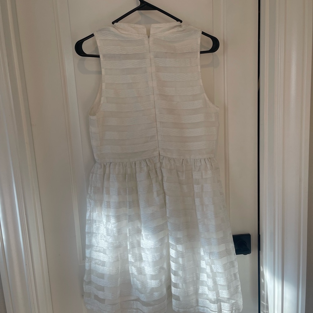 Black Swan White Striped Formal Kids Dress